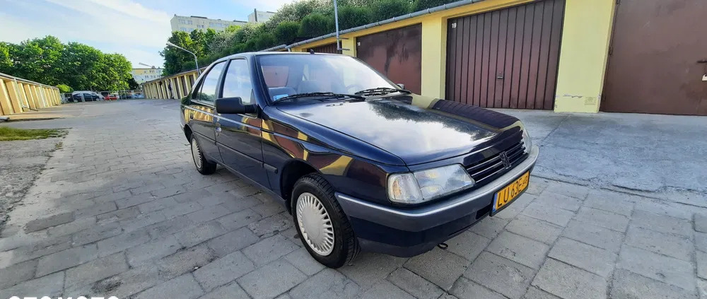 lublin Peugeot 405 cena 6999 przebieg: 60000, rok produkcji 1991 z Lublin